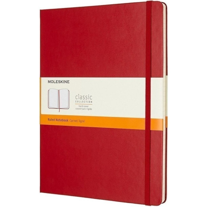 Блокнот MOLESKINE Classic Pocket, линейка, красный MM710R