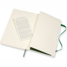 Блокнот MOLESKINE Classic Soft Pocket, клетка, зелёный QP612K15